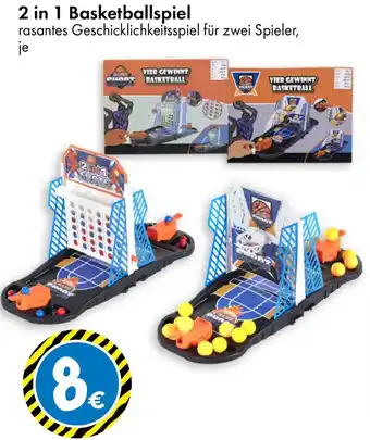 TEDi 2 in 1 Basketballspiel Angebot