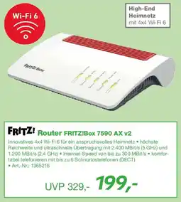 EP FRITZ! Router FRITZ!Box 7590 AX v2 Angebot