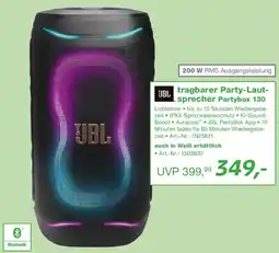 EP JBL tragbarer Party-Lautsprecher Partybox 130 Angebot