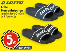 TEDi Lotto Herrenlatschen Angebot
