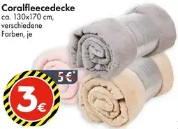 TEDi Coralfleecedecke Angebot