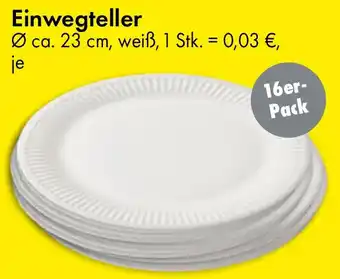 TEDi Einwegteller Angebot