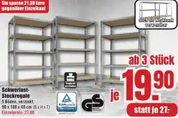 B1 Discount Baumarkt Schwerlast Steckregale Angebot