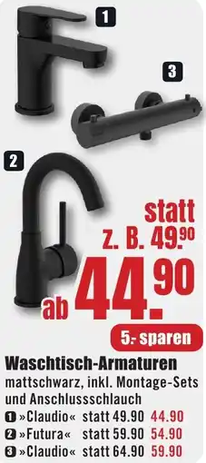 B1 Discount Baumarkt Waschtisch-Armaturen Angebot