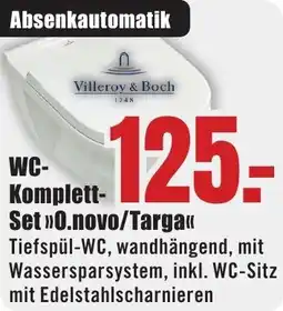B1 Discount Baumarkt Villeroy & Boch Komplett Set 0.novo/Targa Angebot
