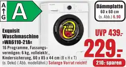 B1 Discount Baumarkt Exquisit Waschmaschine WA6110-21A Angebot