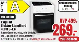 B1 Discount Baumarkt Exquisit Elektro-Standherd ECM 5-4.1 Angebot