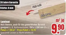B1 Discount Baumarkt Laminat Angebot