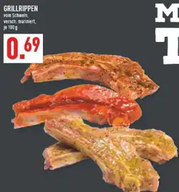 Marktkauf GRILLRIPPEN vom Schwein, versch. mariniert Angebot