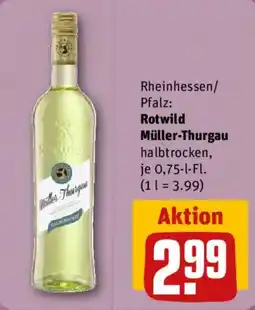 nahkauf Rotwild Müller-Thurgau Angebot