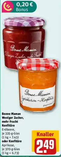 nahkauf Bonne Maman Weniger Zucker, mehr Frucht Konfitüre Angebot
