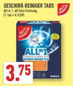 Marktkauf ALL IN 1 GESCHIRR-REINIGER TABS Angebot