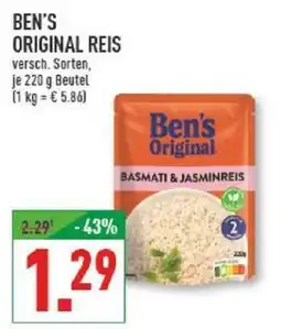 Marktkauf Ben's Original Basmati & Jasminreis Angebot