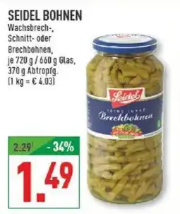 Marktkauf Leidels Brechbohnen Angebot
