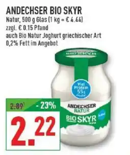 Marktkauf ANDECHSER BIO SKYR Natur Angebot