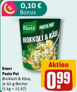 nahkauf Knorr Pasta Pot Brokkoli & Käse Angebot