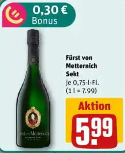 nahkauf Fürst von Metternich Sekt Angebot