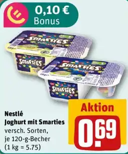 nahkauf Nestlé Joghurt mit Smarties Angebot