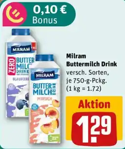nahkauf Milram Buttermilch Drink Angebot
