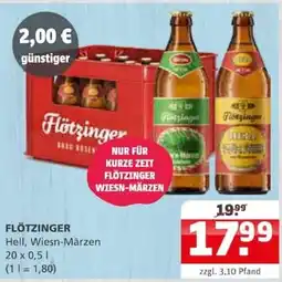 Getränke Quelle Flötzinger Hell, Wiesn-Märzen Angebot