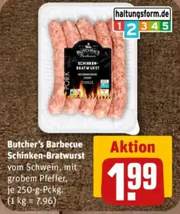 nahkauf Butcher's Barbecue Schinken-Bratwurst Angebot