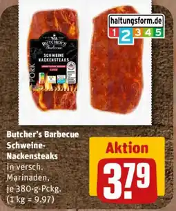 nahkauf Butcher's Barbecue Schweine-Nackensteaks Angebot
