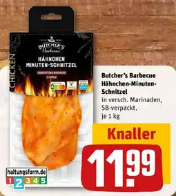 nahkauf Butcher's Barbecue Hähnchen-Minuten-Schnitzel Angebot