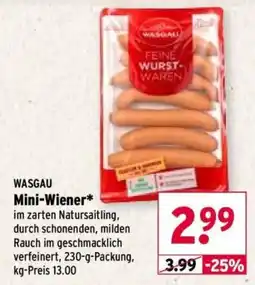 Wasgau WASGAU Mini-Wiener* Angebot