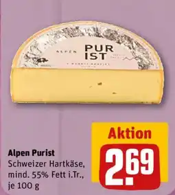 nahkauf Alpen Purist Schweizer Hartkäse Angebot