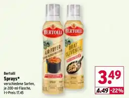 Wasgau Bertolli Sprays* Angebot