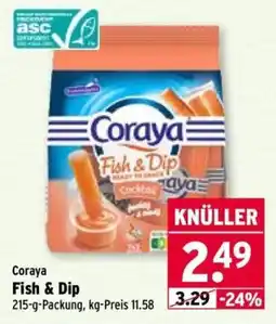 Wasgau Coraya Fish & Dip Angebot