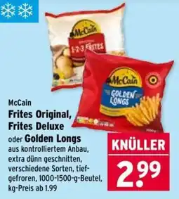 Wasgau McCain Frites Original, Frites Deluxe oder Golden Longs Angebot