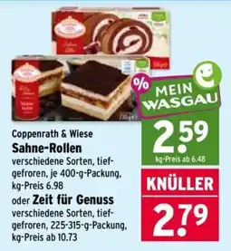 Wasgau Coppenrath & Wiese Sahne-Rollen Angebot
