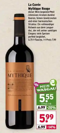 Wasgau La Cuvée Mythique Rouge Angebot