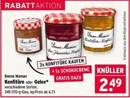 Wasgau Bonne Maman Konfitüre oder Gelee Angebot