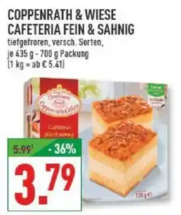 Marktkauf COPPENRATH & WIESE CAFETERIA FEIN & SAHNIG Angebot