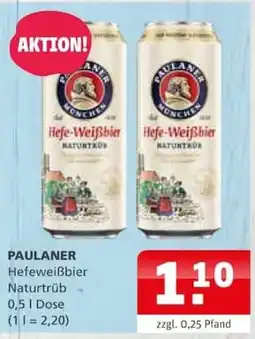 Getränke Quelle PAULANER Hefeweißbier Naturtrüb Angebot