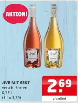 Getränke Quelle Jive mit Sekt Angebot