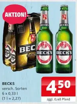 Getränke Quelle BECKS Angebot