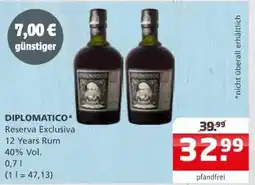 Getränke Quelle DIPLOMATICO Reserva Exclusiva 12 Years Rum Angebot