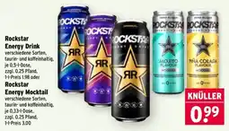 Wasgau Rockstar Energy Drink Angebot