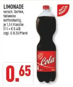 Marktkauf Limonade Cola Angebot
