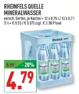 Marktkauf RHEINFELS QUELLE MINERALWASSER Angebot