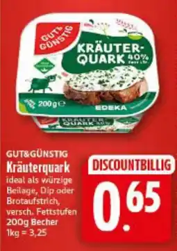 Elli Markt GUT&GÜNSTIG Kräuterquark Angebot