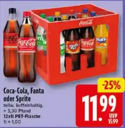 Elli Markt Coca-Cola, Fanta oder Sprite Angebot