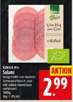 Elli Markt EDEKA Bio Salami Angebot