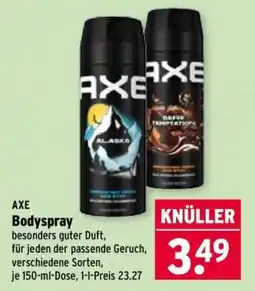 Wasgau AXE Bodyspray Angebot