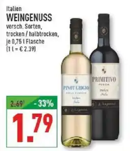 Marktkauf Italien WEINGENUSS Angebot