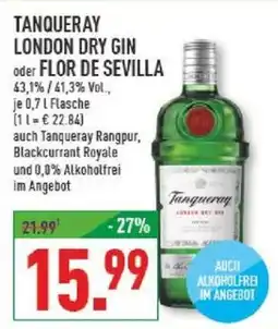 Marktkauf Tanqueray London Dry Gin Angebot