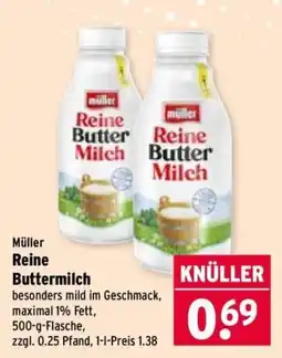 Wasgau Müller Reine Buttermilch Angebot